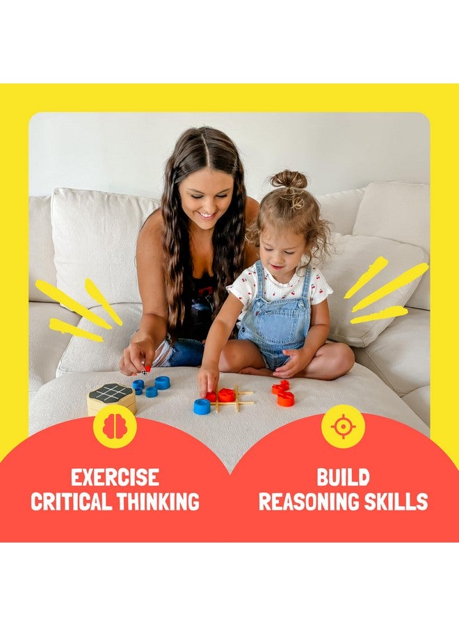 GiiKER Tic Tac Toe Bolt Game, Original 3-in-1 Handheld Puzzle Game, Portable Travel Games for Car Ride, Toys Gift Idea for Kids and Adults, Birthday Gifts for Boys Girls - Image 4