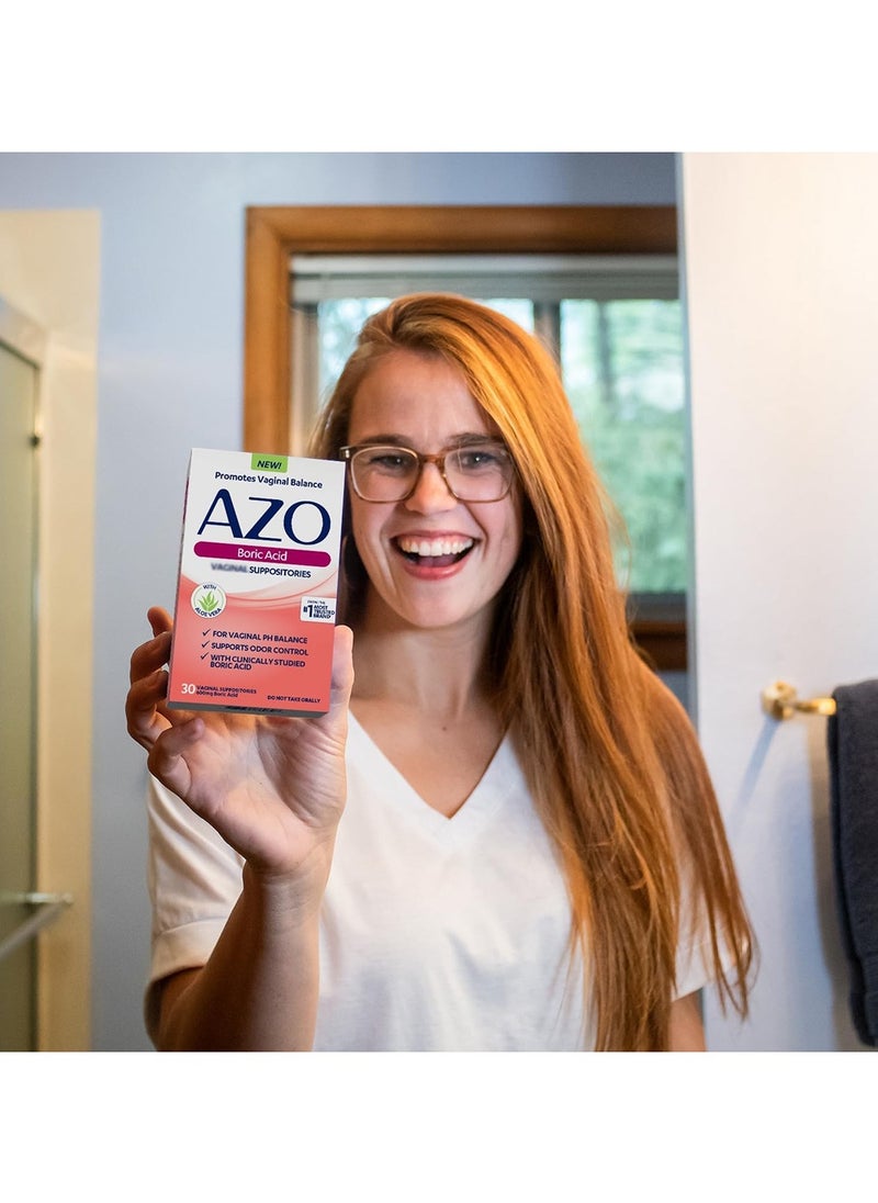 AZO Boric Acid Suppositories 600 Mg 30 Suppositories  - Image 3