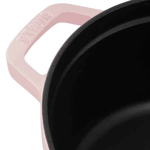 Staub Cast Iron 4-qt Round Dutch Oven - Peony Pink - Image 5