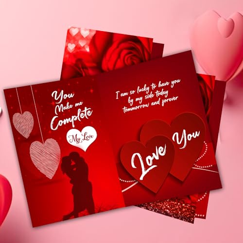 ME  YOU ME & YOU Valentine's Week Day Gift Hamper | Romantic Gift For Wife/Husband/Girlfriend/Lover | Valentines Day Gift | Rose Day | Unique Love Gift-Red Teddy & Love Card - Image 1