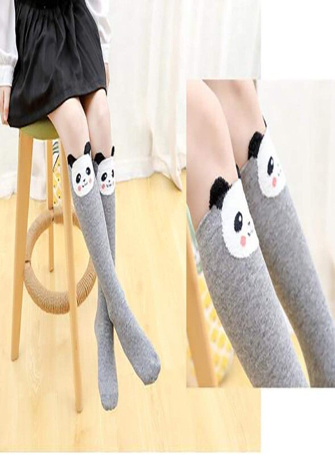 imucci Girl's Cotton Calf Length Stockings (43221-4295, Black, 6-7 Years) -6 Pairs - Image 3