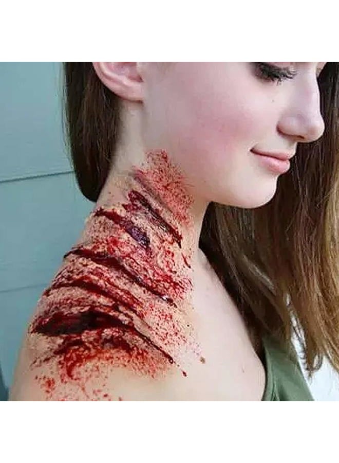 Paminify 2.1oz Fake Blood Spray, Blood Splatter, Halloween Liquid Blood for Clothes, Zombie, Vampire and Monster SFX Makeup & Theater,Dark - Image 4