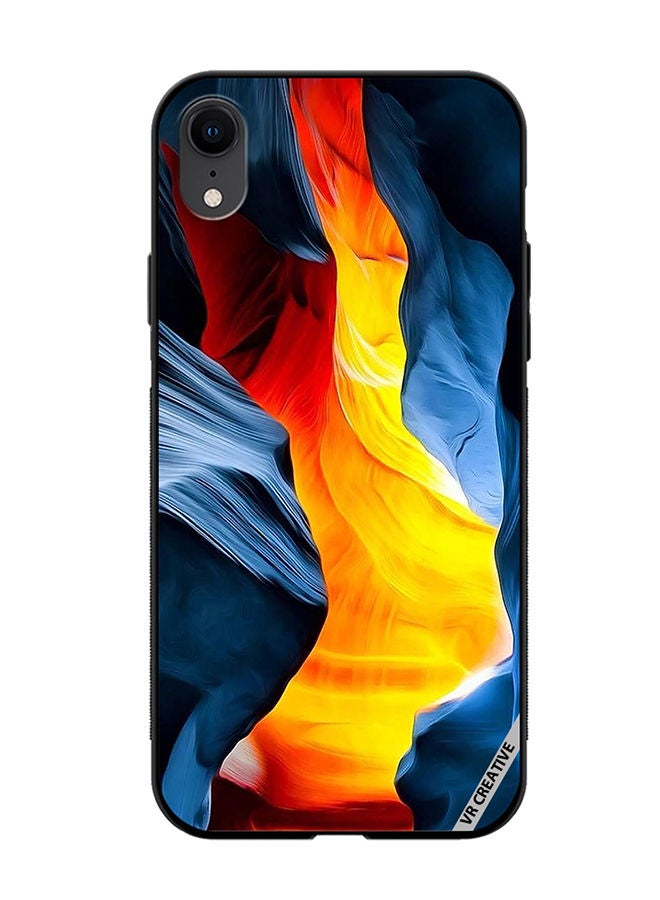 VR CREATIVE Protective Case Cover For Apple iPhone XR Abstract Design Multicolour - Image 1
