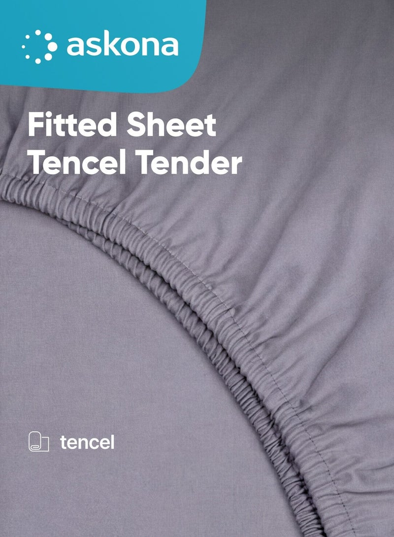 اسكونا Fitted Sheet 160x200 Askona Tencel Tender - Image 1