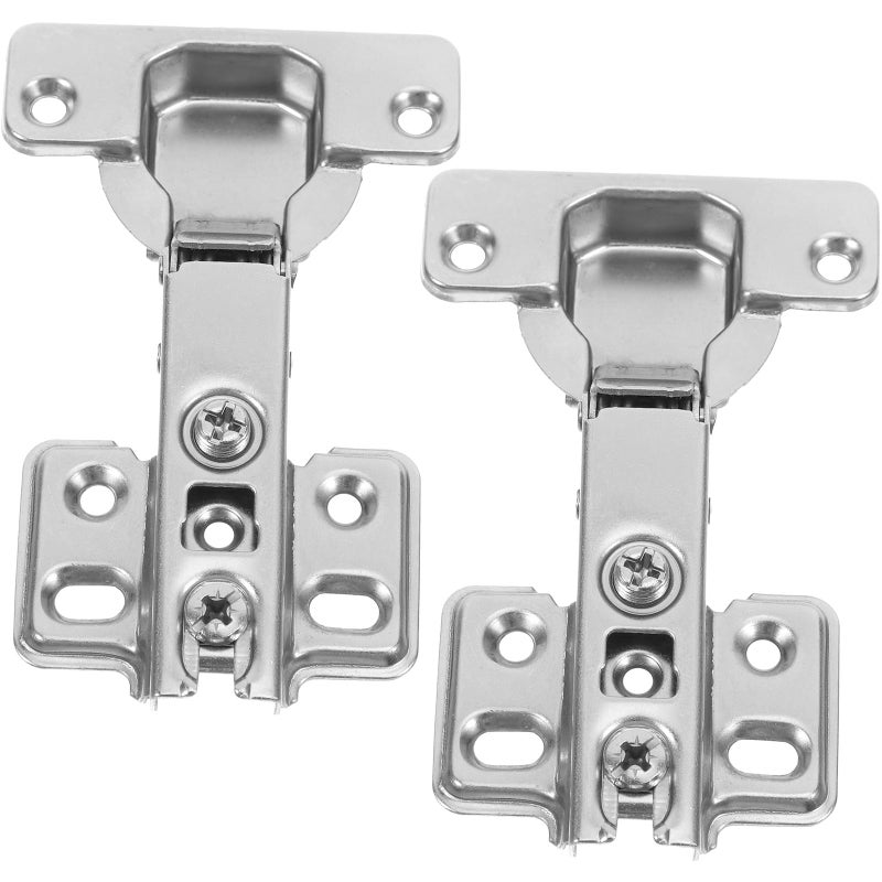 2Pcs 261 Two Stage Overlay Soft Close Concealed Cabinet Hinges For Furniture Wardrobe - Image 2