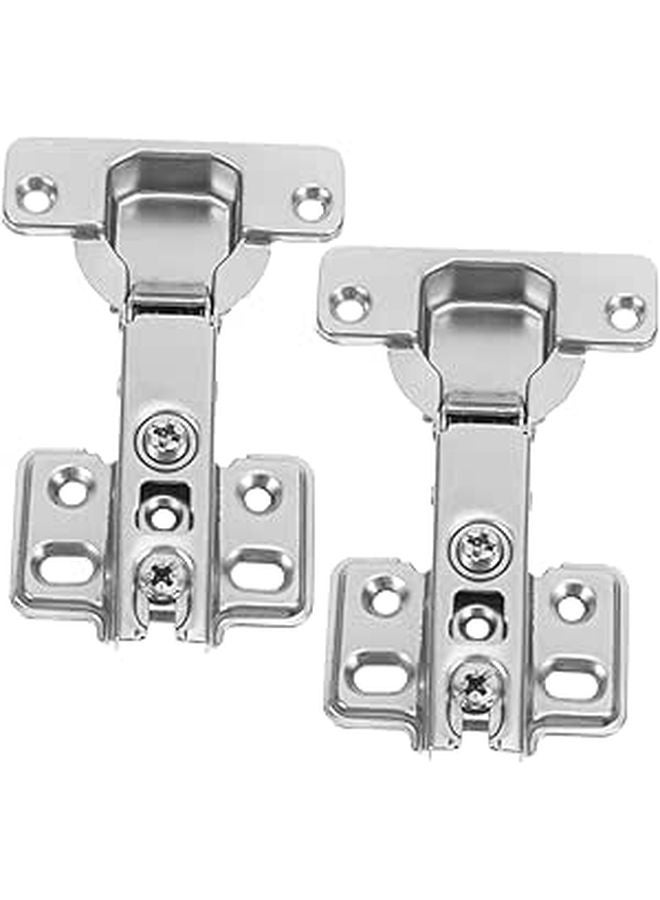 2Pcs 261 Two Stage Overlay Soft Close Concealed Cabinet Hinges For Furniture Wardrobe - Image 1