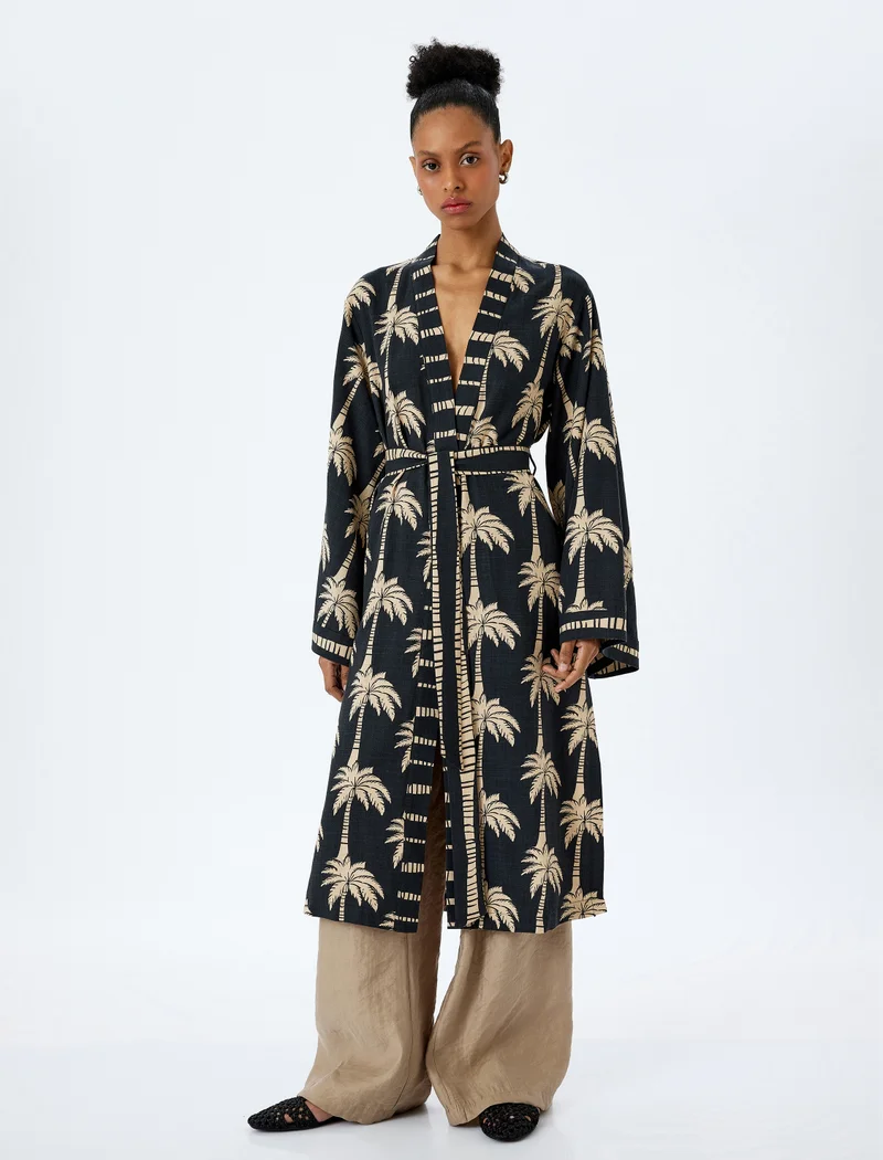 كوتون Belted Kimono