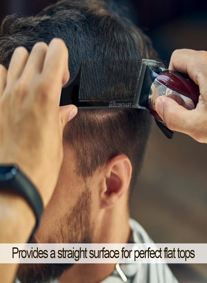 Styling Gear No. 403 Fade Barber Clipper Barber Comb Cutting Combs Flexible Styling Combs Blending Comb For Fades Flat Top 1 Pc. (Black) - Image 2