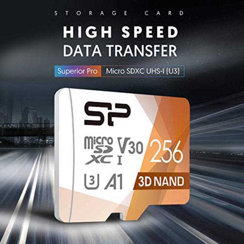 بطاقة ذاكرة Micro SD سعة 256 جيجابايت U3 SDXC microsdxc بطاقة ذاكرة MicroSD عالية السرعة لأجهزة Nintendo-Switch وWyze Cam والطائرة بدون طيار - Image 3