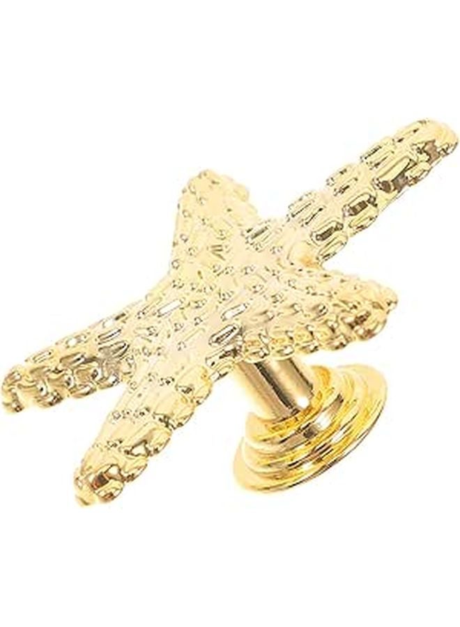Gold Alloy Single Hole Cabinet Handle 4mm Drawer Pull Small Door Knob for Kitchen Cupboard Closet - Image 1