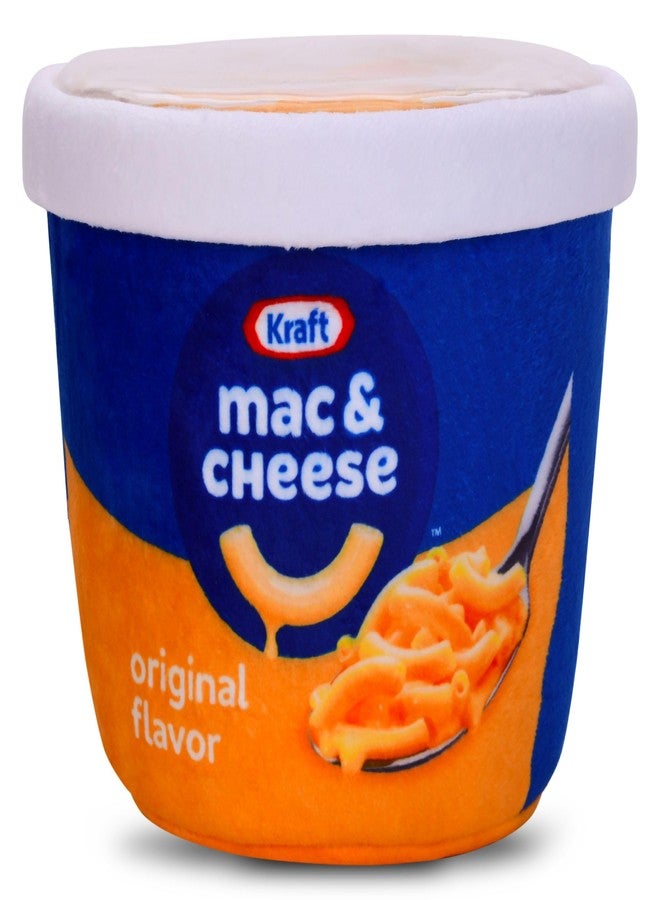 iscream Kraft Macaroni & Cheese 6.5" x 6" Pillow Set with 4 Plushie Macaroni Mini Pillows - Microwave Package - Image 2