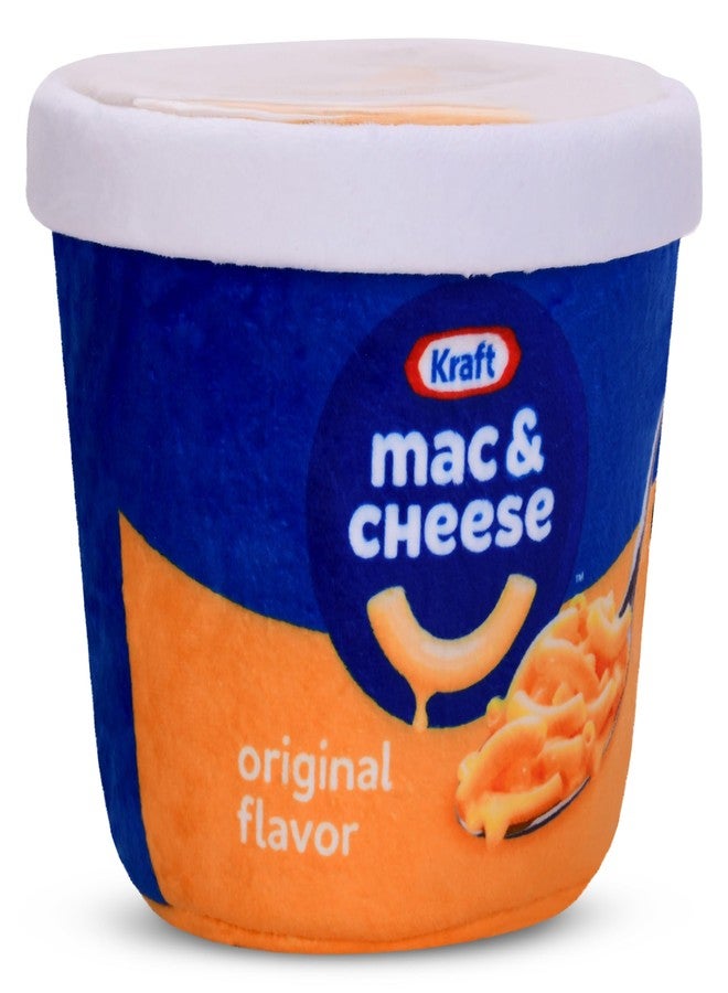 iscream Kraft Macaroni & Cheese 6.5" x 6" Pillow Set with 4 Plushie Macaroni Mini Pillows - Microwave Package - Image 4