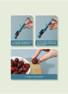 Executive LLC Red Dates Corer, Jujube Pitter Multifunctional, Portable Fruit Core Remover with Unique Design Fruit Core Remover for Red Dates, Pear, Cherry, Jujube  - Image 2