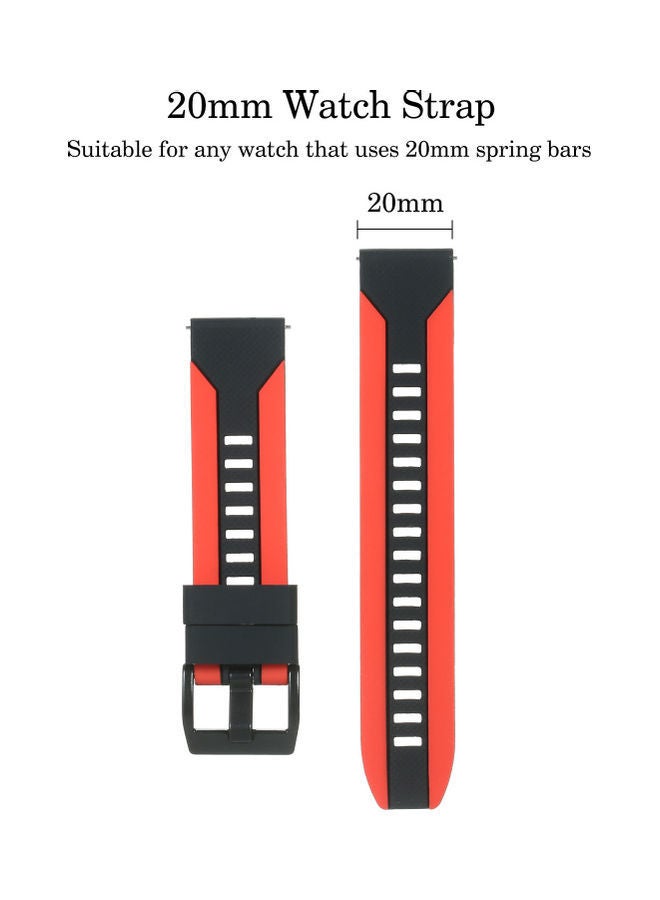 نيبمينينت سوار ساعة يد ذكية من السيليكون رمادي/أسود - Image 2