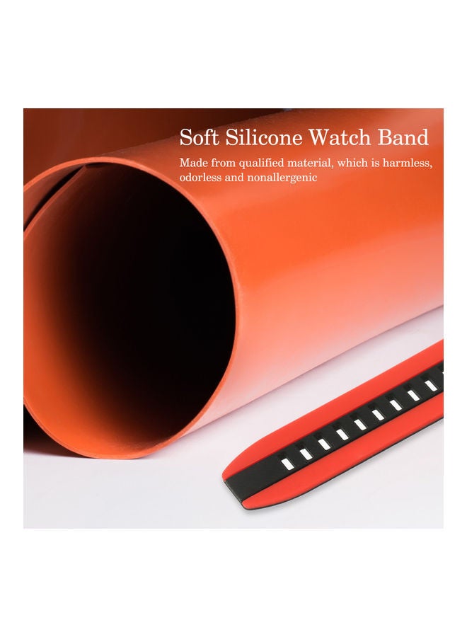 نيبمينينت سوار ساعة يد ذكية من السيليكون رمادي/أسود - Image 5