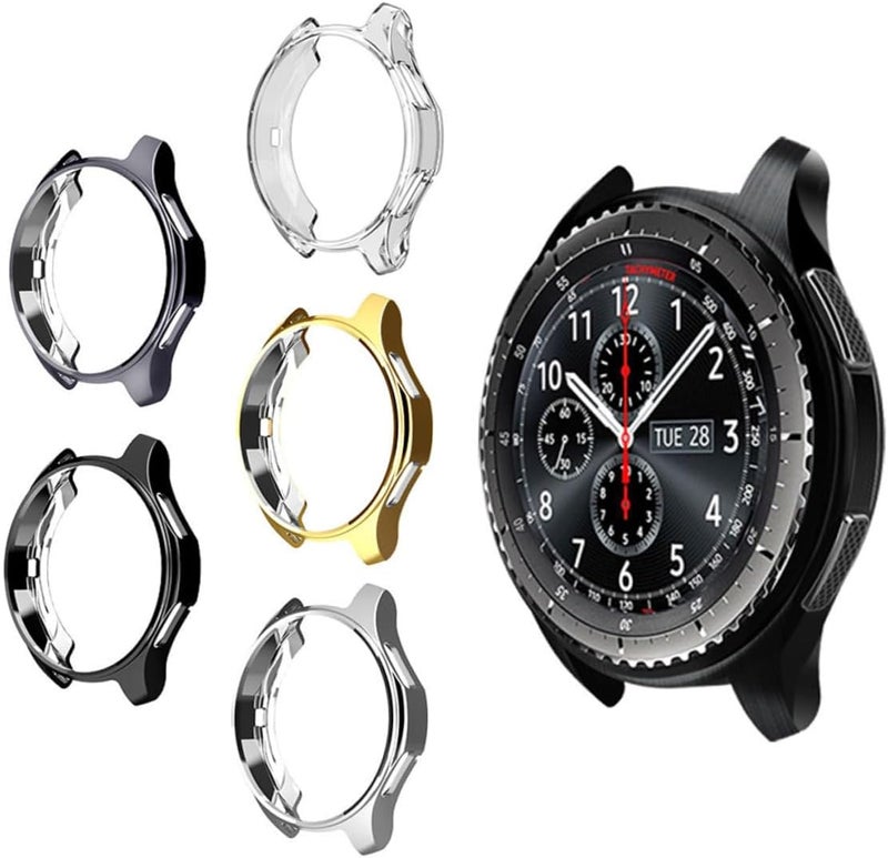 Replacement Watch Case Cover for Gear Watch Case TPU Soft Shell Shockproof Scratch Resistant Protective Frame Cover - Image 3