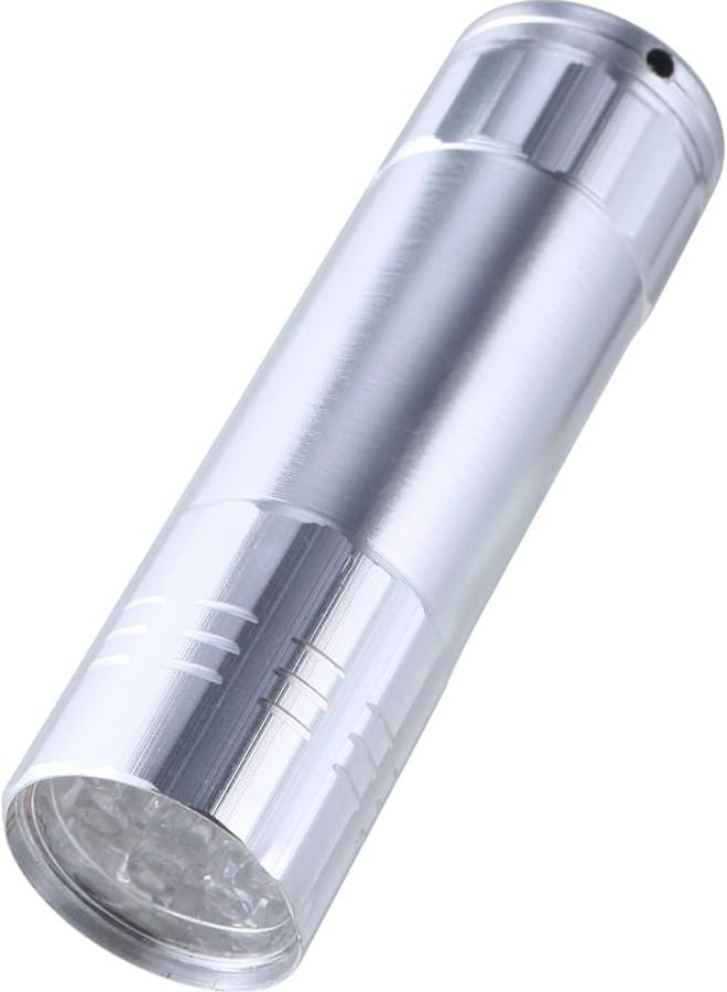 Silver Flashlight With Hidden Key Storage Compartment Secure Container - Image 5