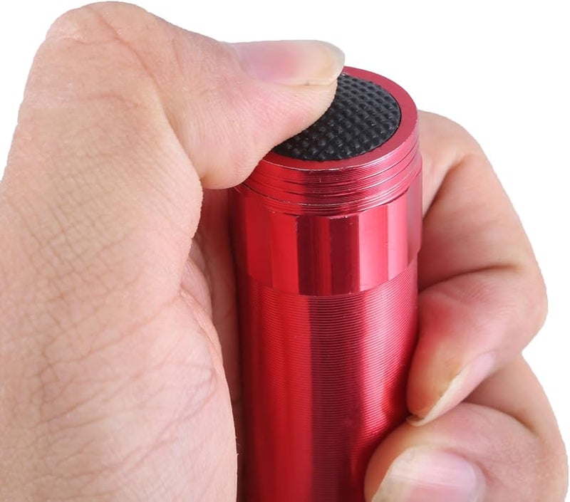 Silver Flashlight With Hidden Key Storage Compartment Secure Container - Image 4