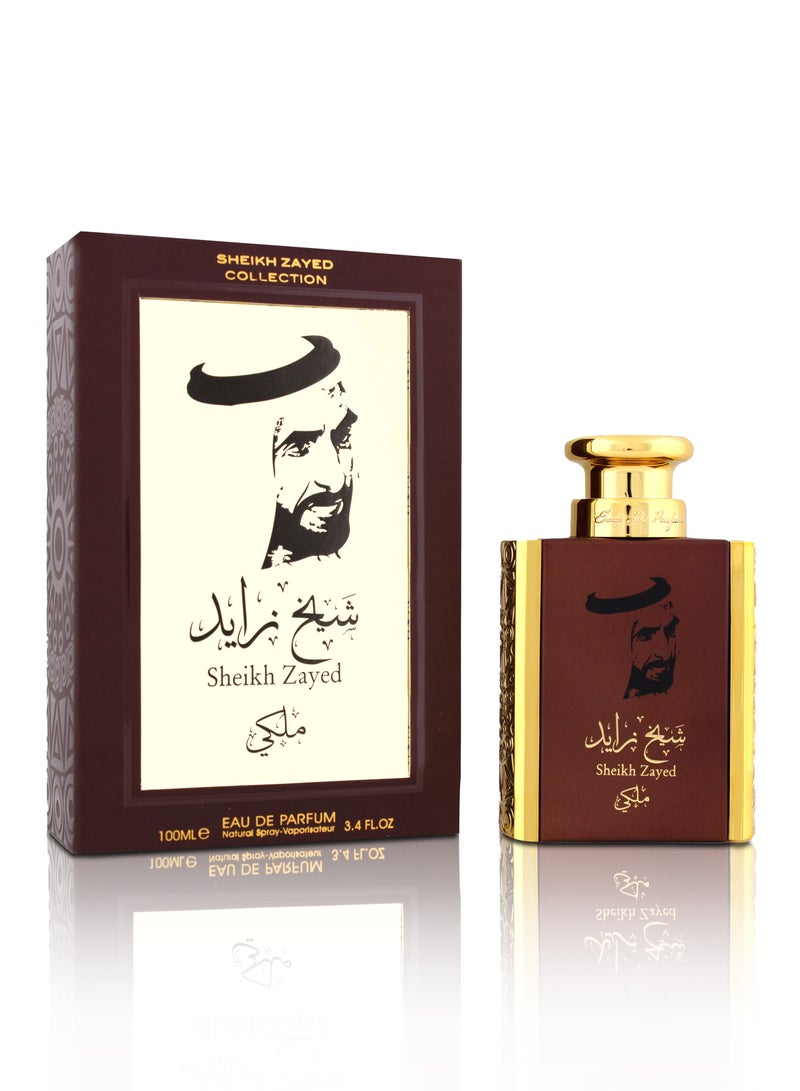 Mamlakat Al Oud Sheikh Zayed Malaki For Men Eau De Parfum, 100ml by Ard Al Khaleej  - Image 1