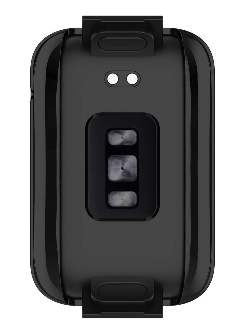 ELMO3EZZ Compatible with Xiaomi MI Band 7 Pro Case Cover - Full Coverage TPU Protective Case Cover Compatible with Xiaomi MI Band 7 Pro (TPU Black) - Image 4