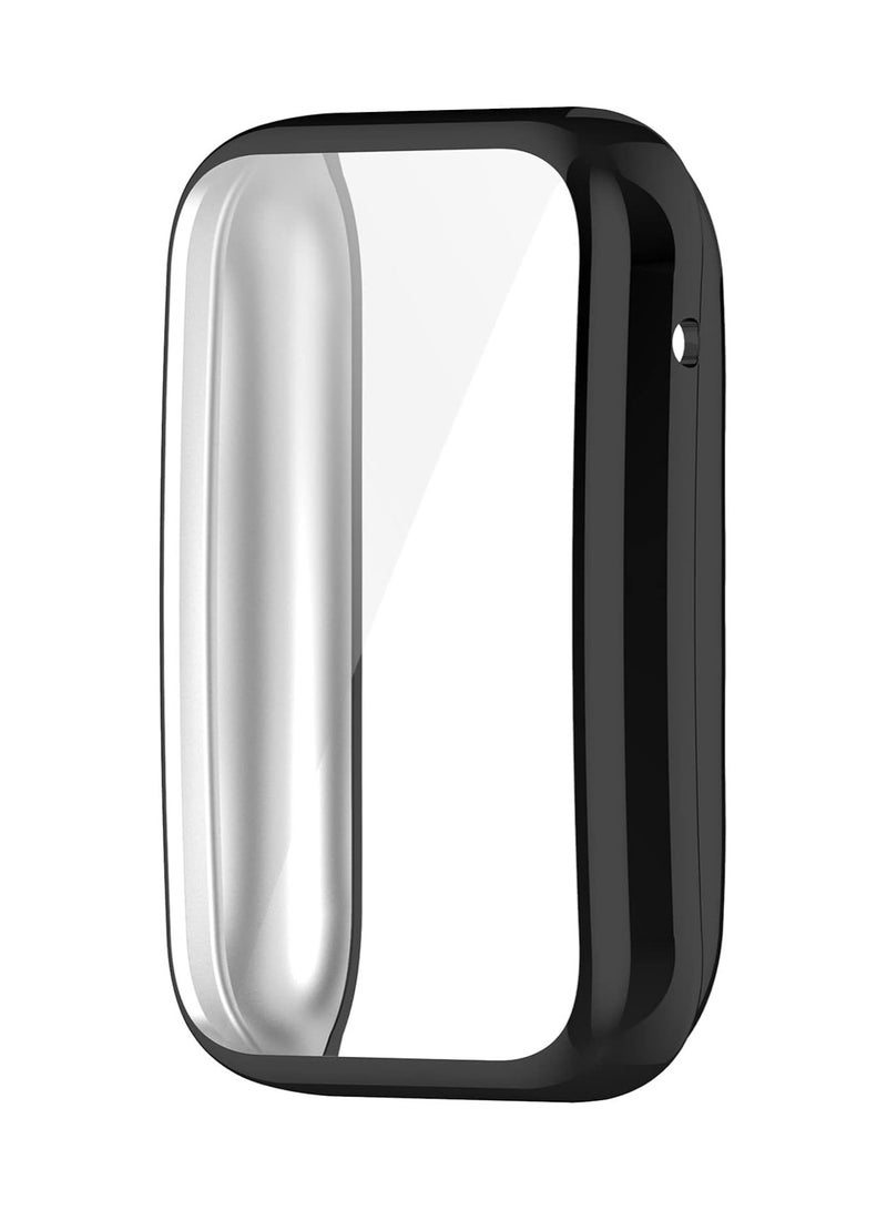 ELMO3EZZ Compatible with Xiaomi MI Band 7 Pro Case Cover - Full Coverage TPU Protective Case Cover Compatible with Xiaomi MI Band 7 Pro (TPU Black) - Image 3