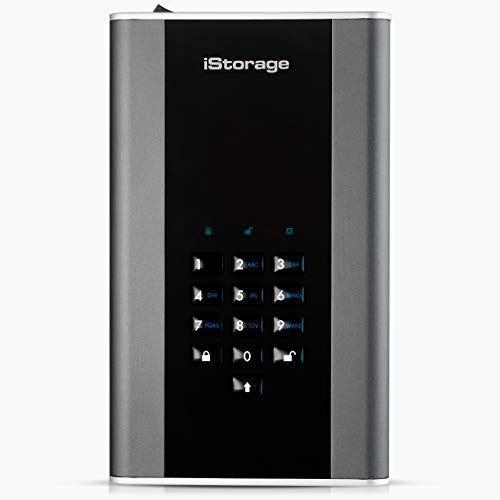 iStorage diskAshur DT2 256-bit 10TB | FIPS Level 3 Certified | Secure encrypted Desktop Hard Drive | Password Protected - Image 1