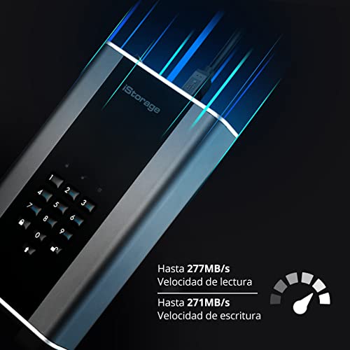 iStorage diskAshur DT2 256-bit 10TB | FIPS Level 3 Certified | Secure encrypted Desktop Hard Drive | Password Protected - Image 4