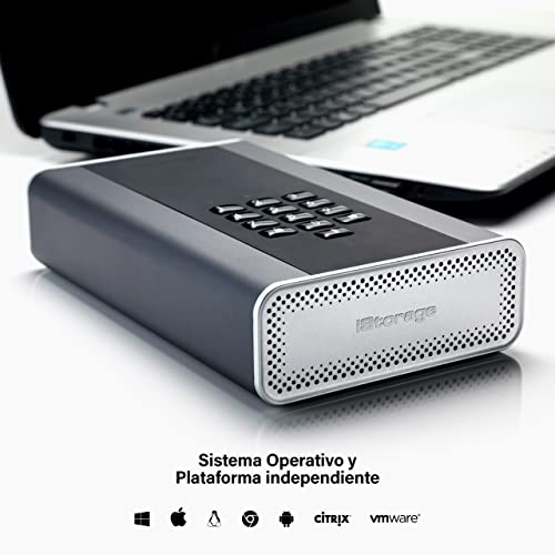 iStorage diskAshur DT2 256-bit 10TB | FIPS Level 3 Certified | Secure encrypted Desktop Hard Drive | Password Protected - Image 5