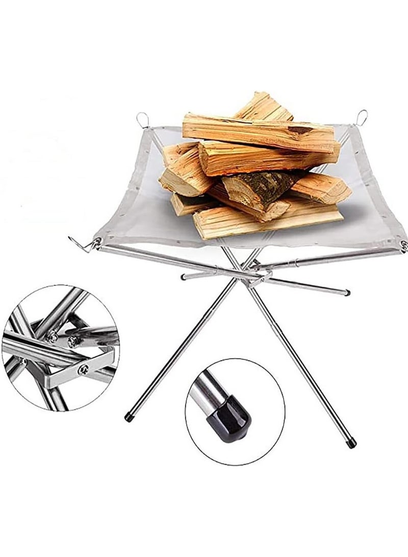Biki Foldable Camping Wood Stove Grill - Image 2
