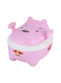 BABY PLUS Pink Portable Baby Potty Chair - Splash Shield With Removable Lid, Comfy High Back Rest, Ergonomic Design And Non-Slip Feet - Boy/Girl  - Image 4