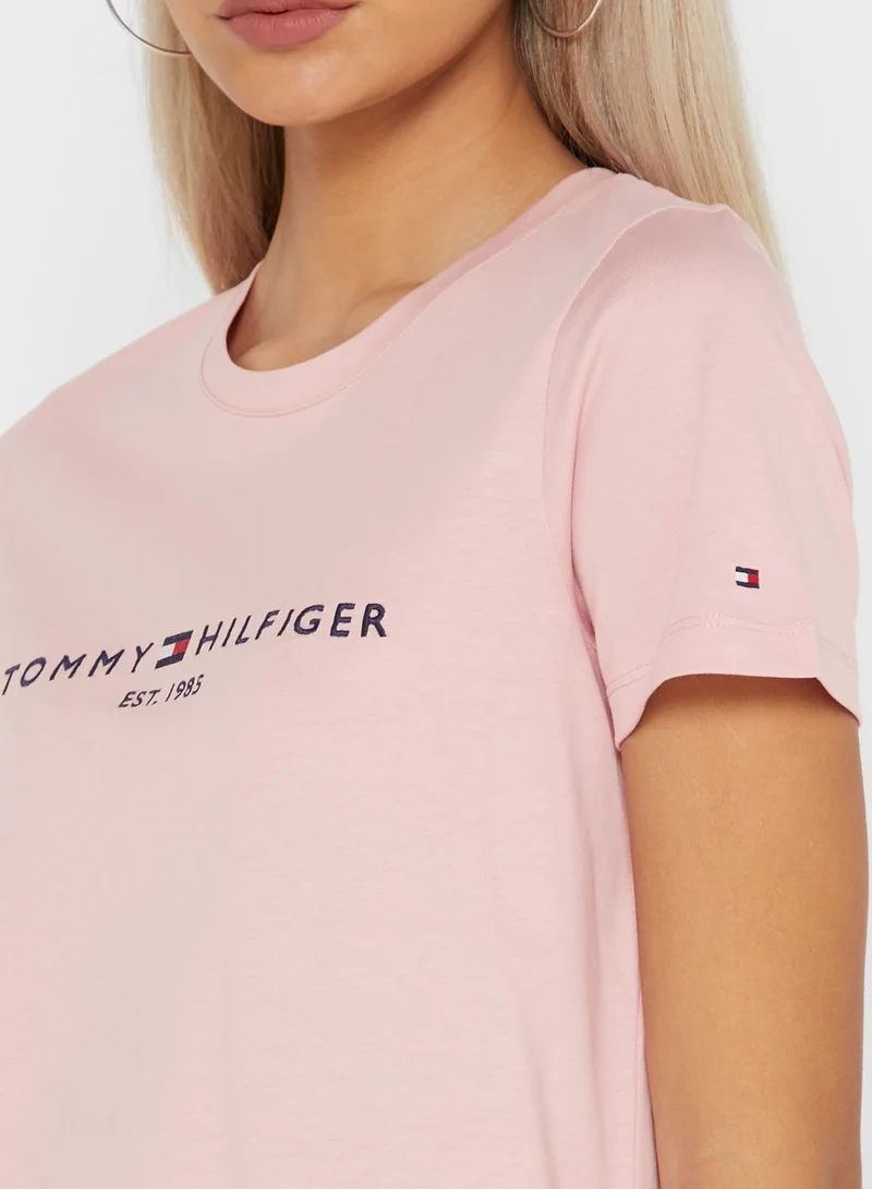 TOMMY HILFIGER Crew Neck Logo T-Shirt