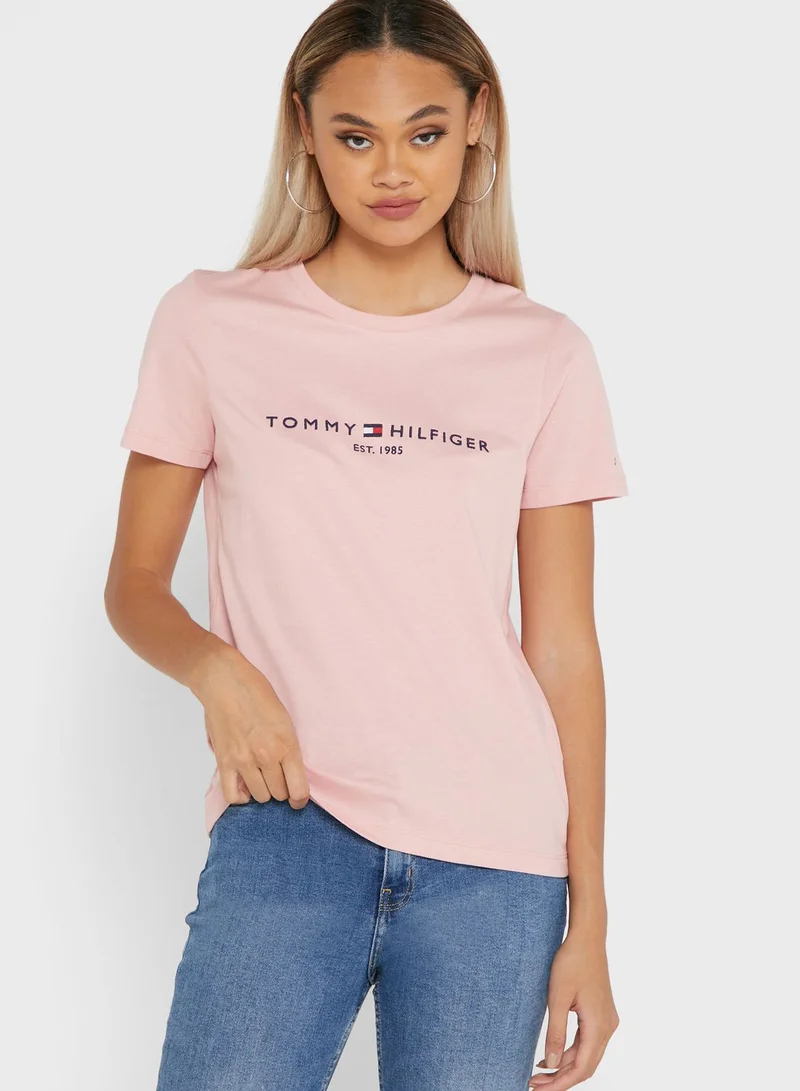 TOMMY HILFIGER Crew Neck Logo T-Shirt