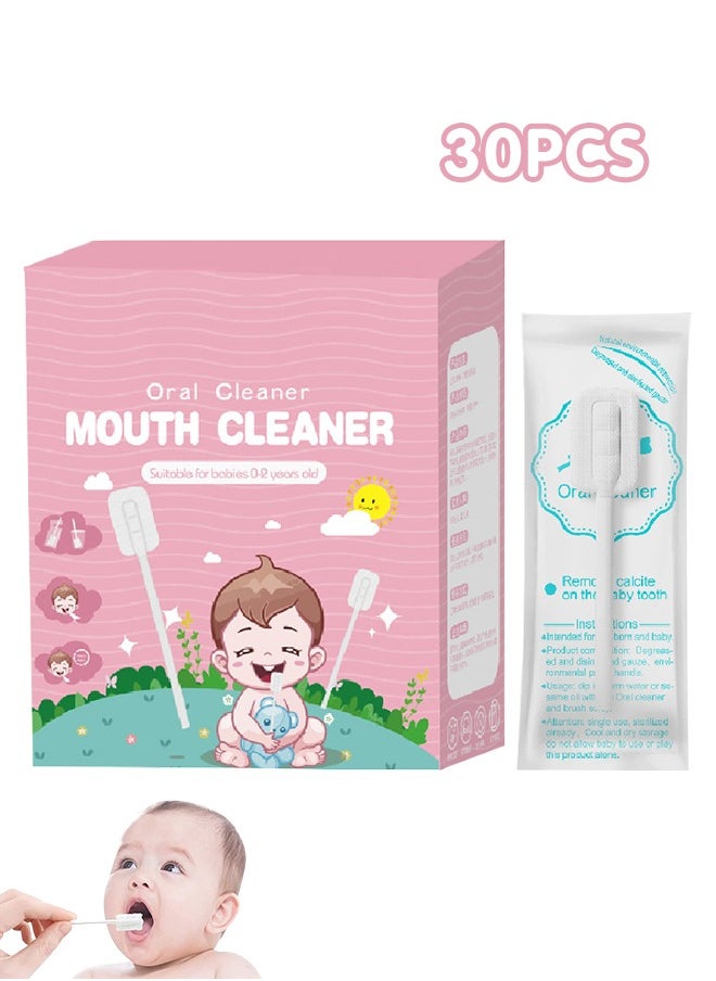 Super ZYouth 30PCS Baby Tongue Cleaner, Newborn Oral Cleaner, Infant Toothbrush, Mouth Cleaner for 0-2 Years Baby  - Image 1