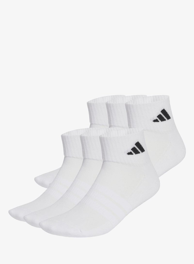 اديداس جوارب Cushioned Essentials Ankle 6 Pair Pack - Image 1