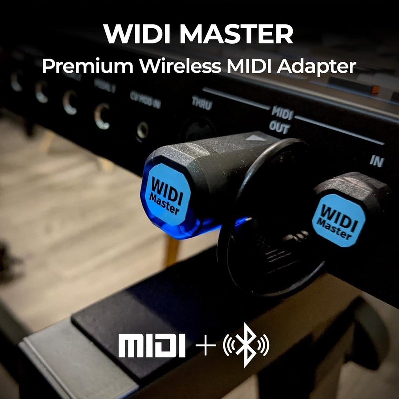 C M E WIDI Master - Bluetooth (5) MIDI Adapter for 5-PIN DIN MIDI - No Battery, Powered via MIDI Out - Wireless MIDI for Synthesizer EWI Keytar Pedalboard Digital Piano - Image 2