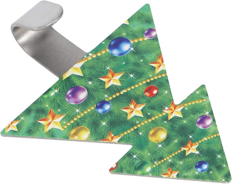 8Pcs Stainless Steel Self Adhesive Hooks for Christmas Tree Decorations Kitchen Accessories - Image 3