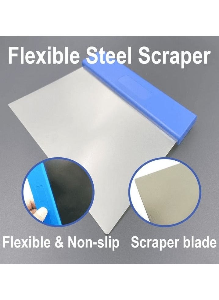 Flexible Steel Scraper 16cm Blade Width And 12cm Height Scraper Blade
