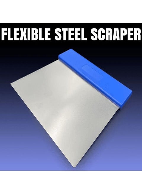 Flexible Steel Scraper 16cm Blade Width And 12cm Height Scraper Blade