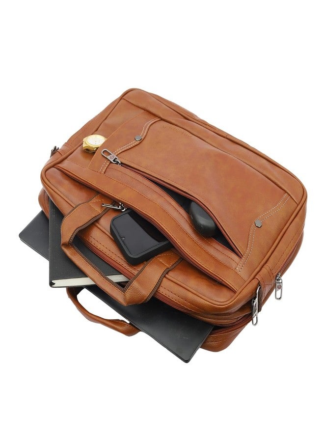 BILL BOND Professional Laptop Messenger Bag | Water Resistant | With Rainproof Zippers | Tablet Compartment | Multiple Organisers | Office Bag for Men & Women - Image 4