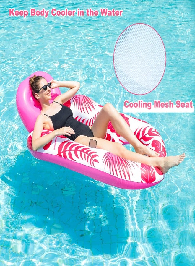 FindUWill Pool Floats Adult - 2 Pack Pool Lounger Float Pool Floats Adult Heavy Duty, Inflatable Pool Floats Lounger Pool Rafts Water Floaties for Summer Party Beach Vacation - Image 5