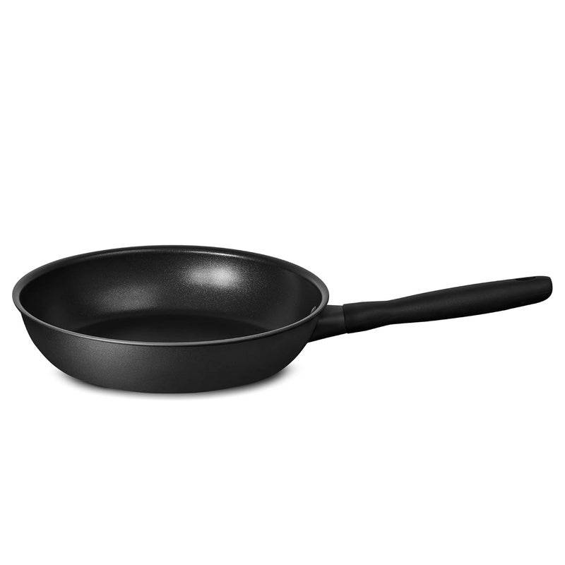 Meyer Midnight Hard Anodized Aluminium Non Stick Frypan | Frying Pan | Omlette pan | Fry pan with Stick Handle | Egg Pan | Gas and Induction Compatible, 26cm/ 2.61 Liters - Image 1