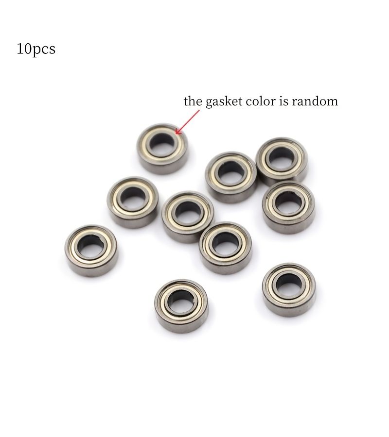 10Pcs Zz Shaft Miniature Ball Bearings 3X8X4Mm Double Shielded High Performance Lubrication Efficient Small Bearings Low Noise Long Life For 3D Printer Drone Hobby
