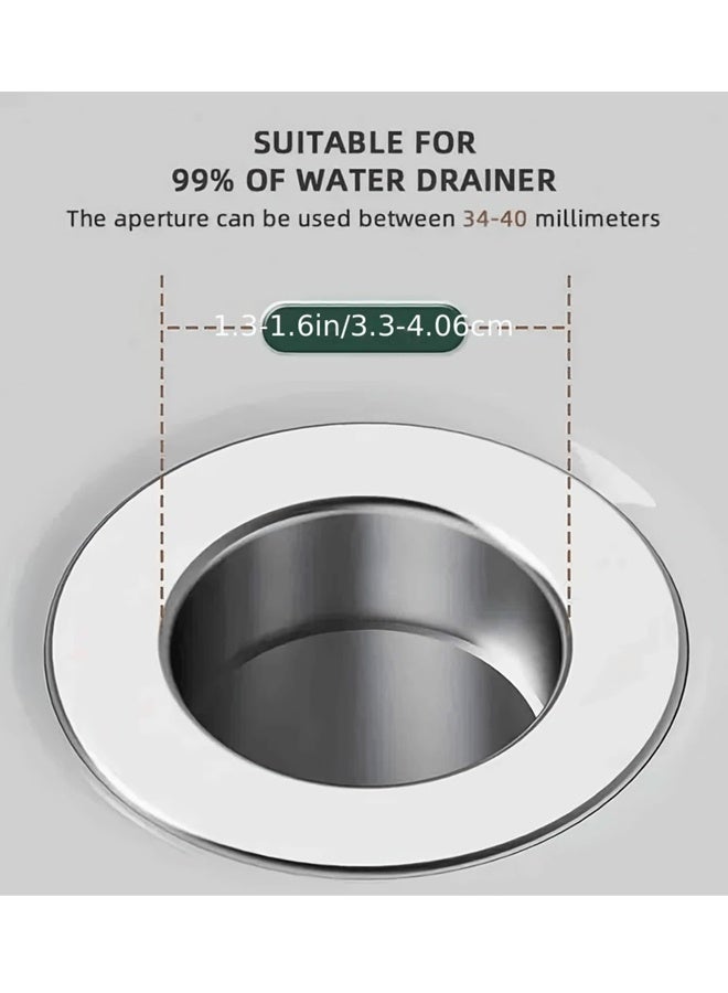 حوض غسيل شامل سدادات مغسلة غسيل غسيل غسيل مضاد للرائحة حوض غسيل نحاسي مكعب قلب مغسول سدادة مغسلة نوع سدادات مغسلة مصفاة مغسلة مغطس ماسك الشعر، ملحقات الحمام - Image 3