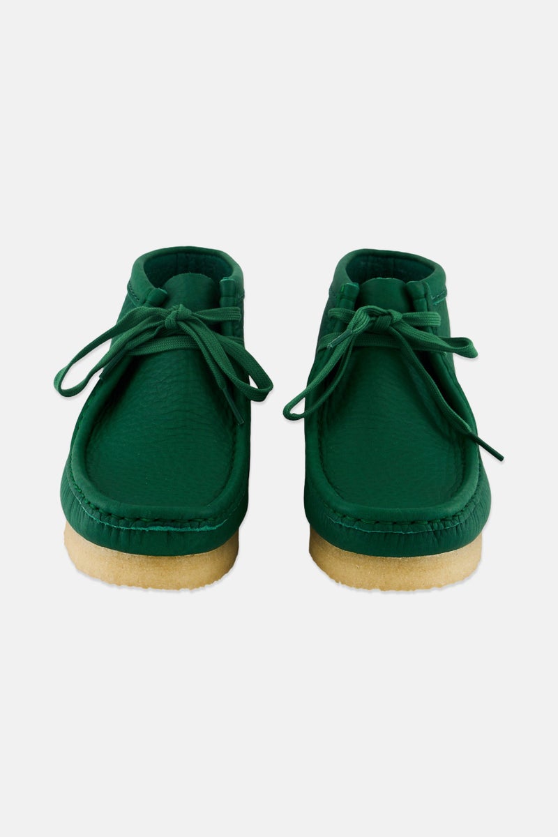 clarks Women Wallabee Standard Lace Up Casual Shoes, Teal Green  - Image 3