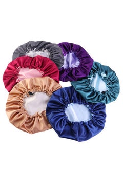 JoyousSto Women's Adjustable Double-Sided Satin Silk Soft Hat Soft Double-Sided Sleeping Cap  - Image 5