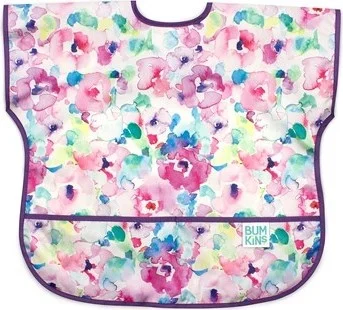 بمبكنز Short Sleeve Apron (Age 1-3) - Watercolor
