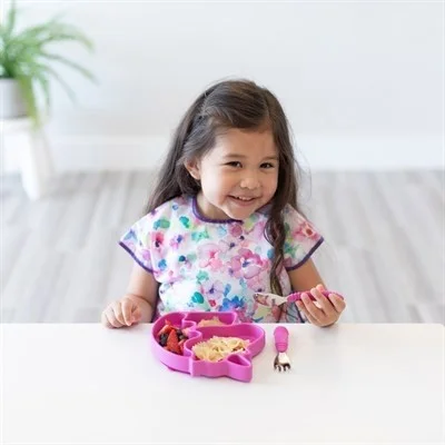 بمبكنز Short Sleeve Apron (Age 1-3) - Watercolor