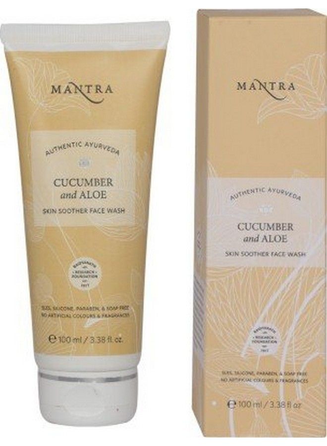 Mantra Herbal Cucumber And Aloe Skin Soother Face Wash 100 Ml. - Image 1
