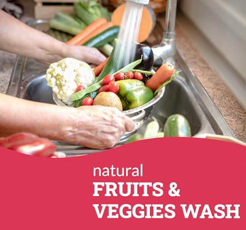 BubbleNut Wash- Fruits and Vegetables Wash Liquid (1000 ml), Organic, Natural, Herbal Veggies Cleaner, Veg Cleaning Disinfectant - Image 4