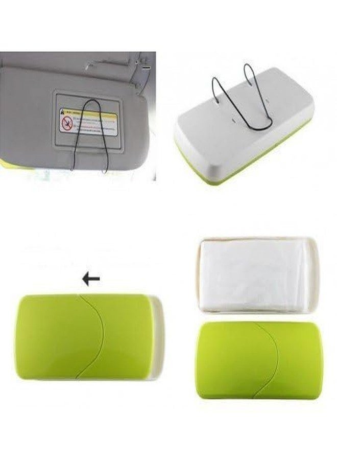 Weqty Car Tissue Paper Holder Box Sun Shade Hanging Pumping Paper Napkin Holder Kitchen & Bathroom Tissue Paper Dispenser Container Case Used for Long Drive Picnic Time in Car - Image 4